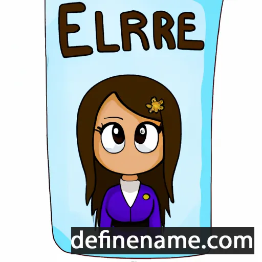 Ellarie cartoon