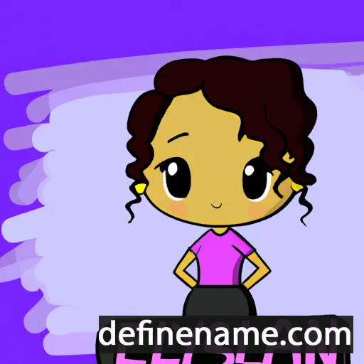 cartoon of the name Ellasyn