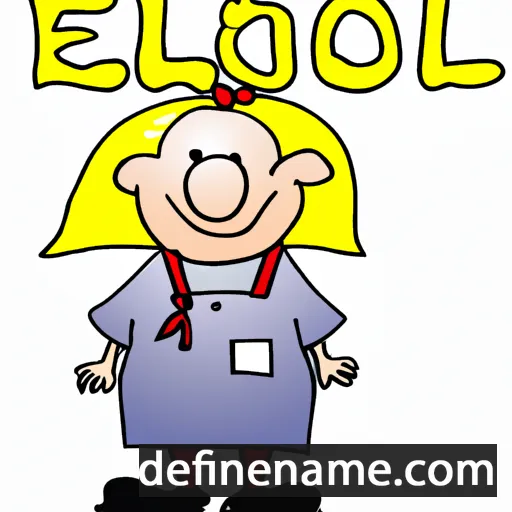 Ellbjørg cartoon