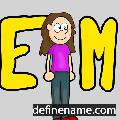 cartoon of the name Ellem