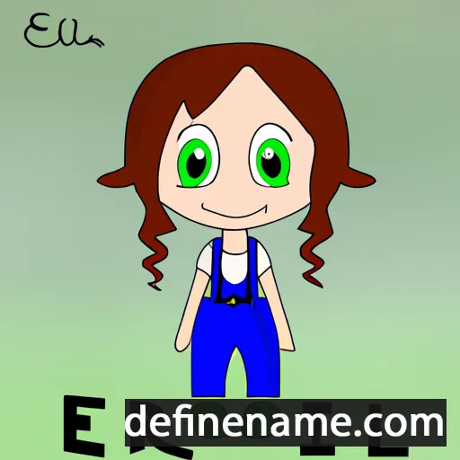 cartoon of the name Elleri