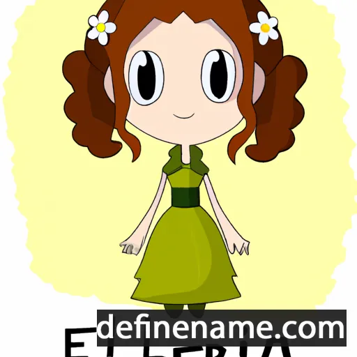 cartoon of the name Elleria