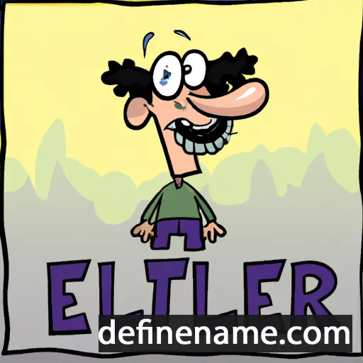 cartoon of the name Ellert