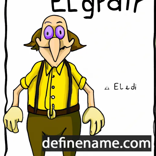 cartoon of the name Ellgard