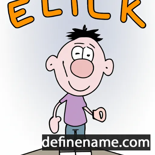 cartoon of the name Ellick