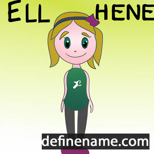 Ellienne cartoon