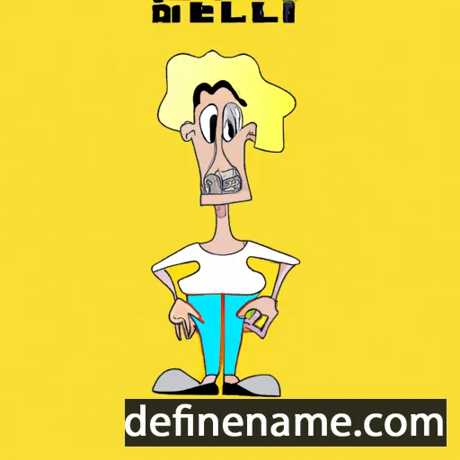 cartoon of the name Elliner