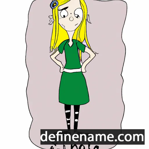 cartoon of the name Ellinore