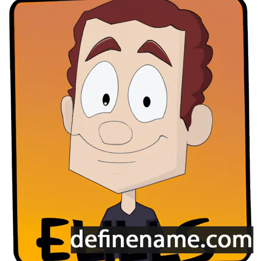 cartoon of the name Ellis