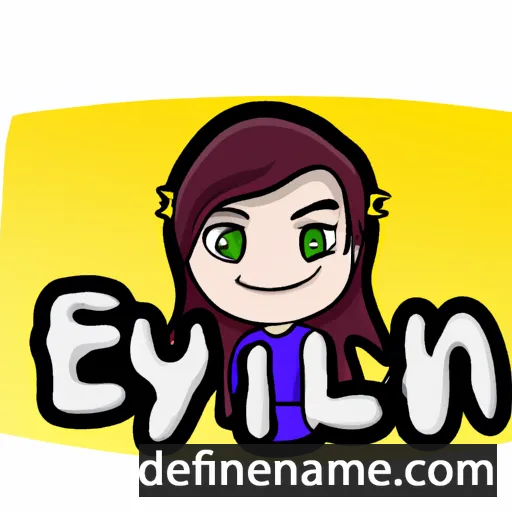 cartoon of the name Ellyn