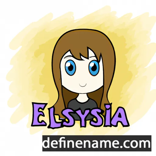 Ellysia cartoon