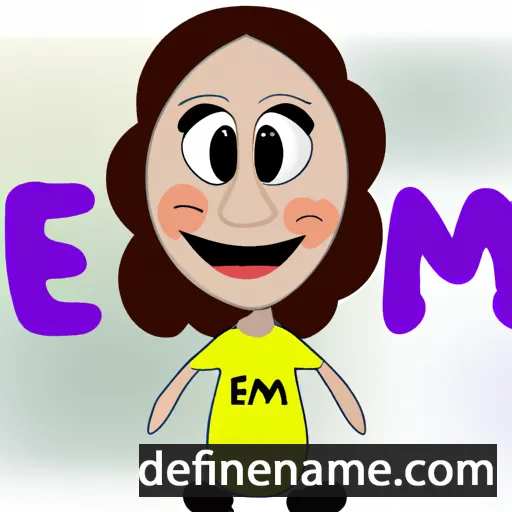 cartoon of the name Elmena