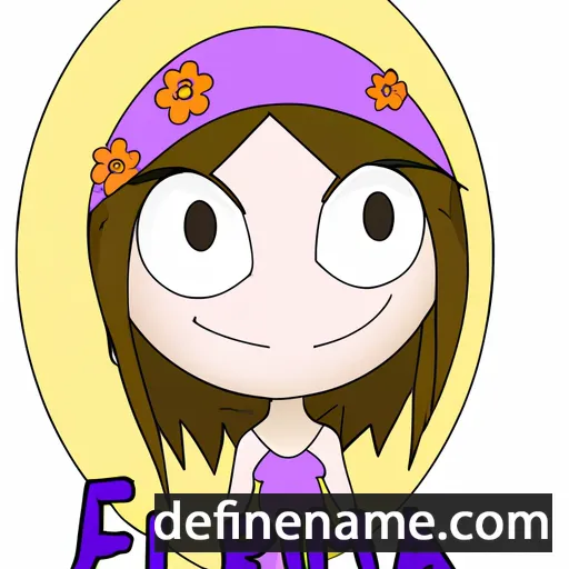 cartoon of the name Elmeria