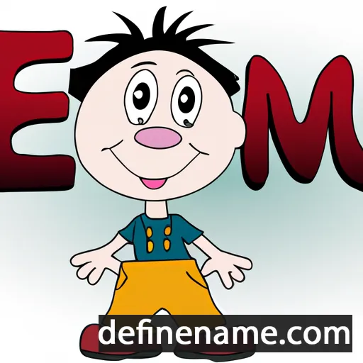 cartoon of the name Elmi