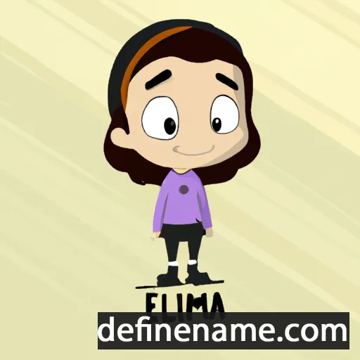 cartoon of the name Elmira