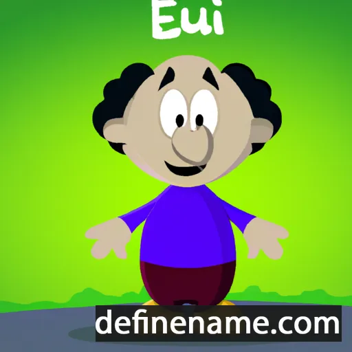 cartoon of the name Elmu