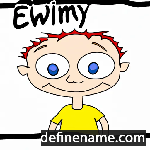 cartoon of the name Elmwy