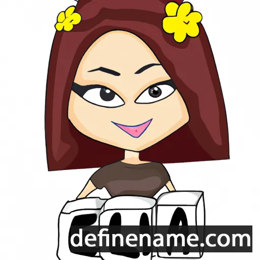 cartoon of the name Elna