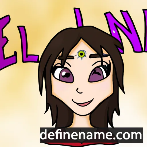 cartoon of the name Elnara