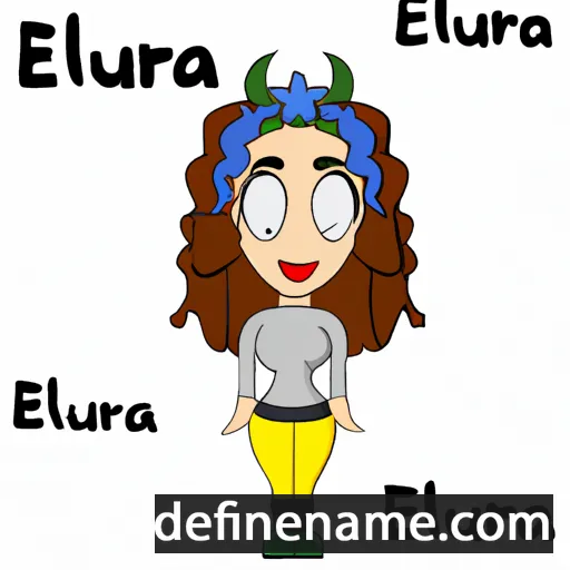 Elnura cartoon