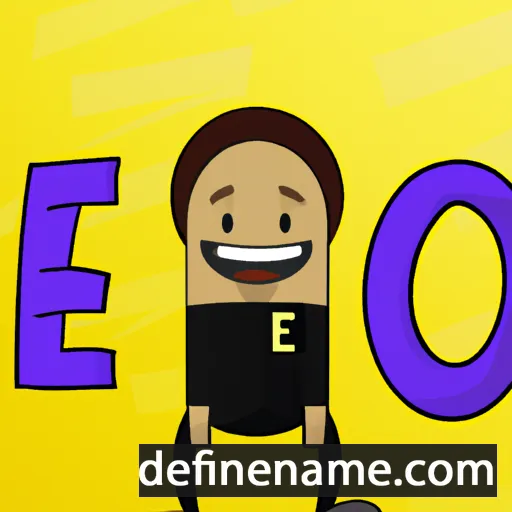 cartoon of the name Elo