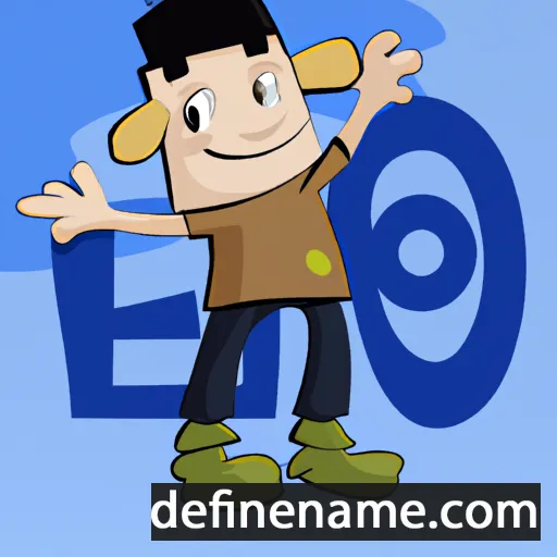 cartoon of the name Elo