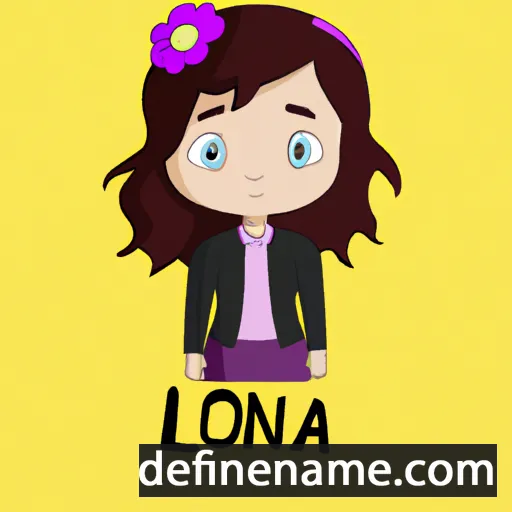 cartoon of the name Eloina