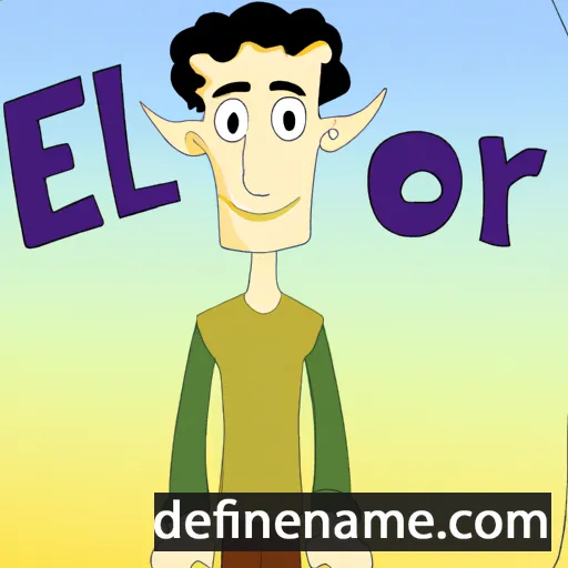 cartoon of the name Elor