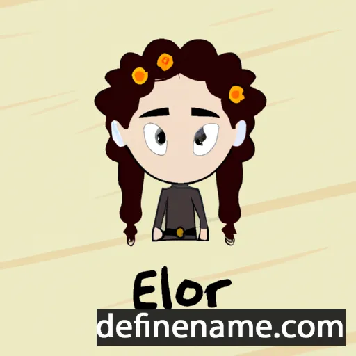 cartoon of the name Elorah