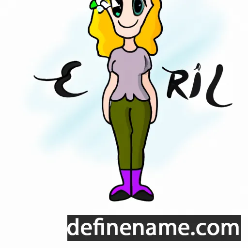 cartoon of the name Elori