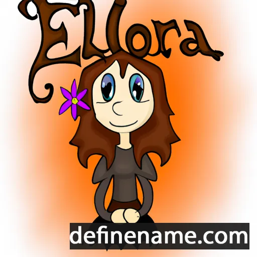 cartoon of the name Eloria