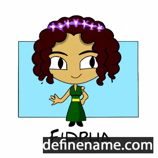 cartoon of the name Elphira