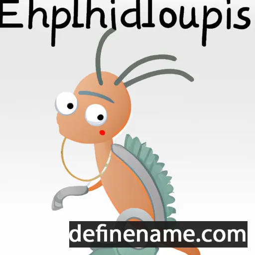 Elpidephorus cartoon