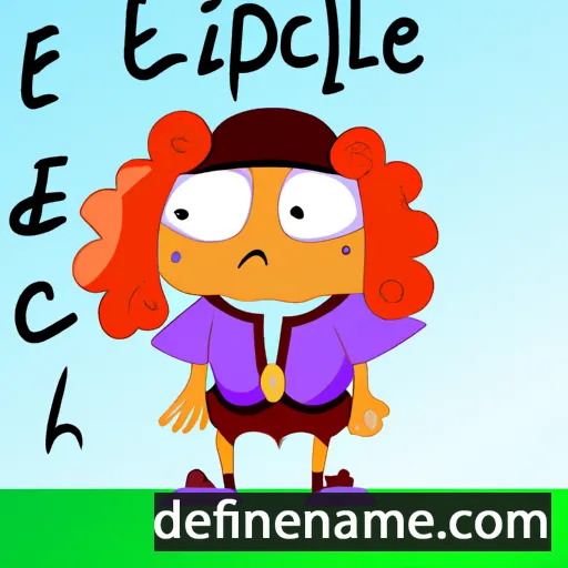 cartoon of the name Elpidice