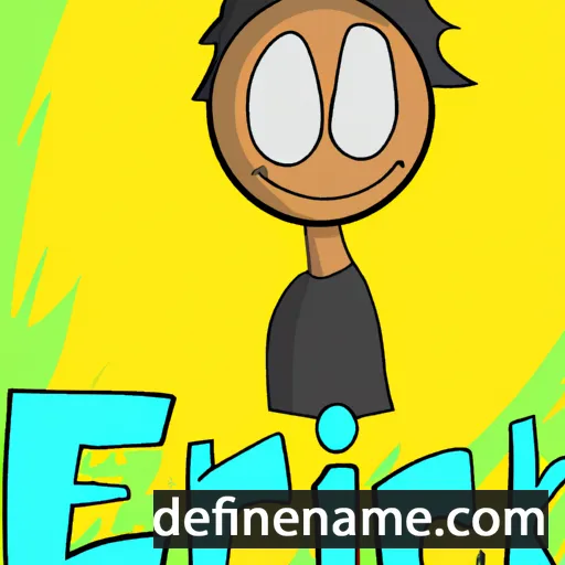 cartoon of the name Elrick