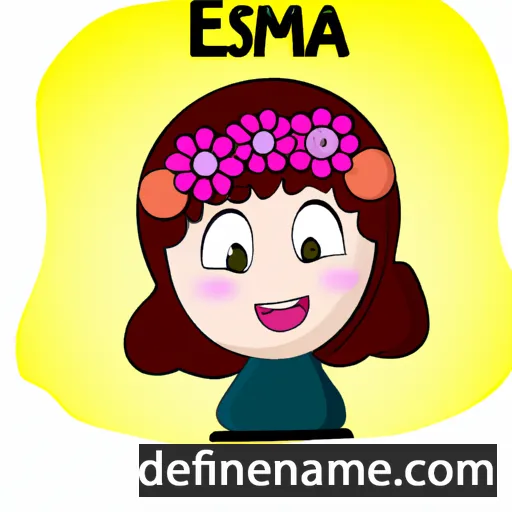 cartoon of the name Elsamira