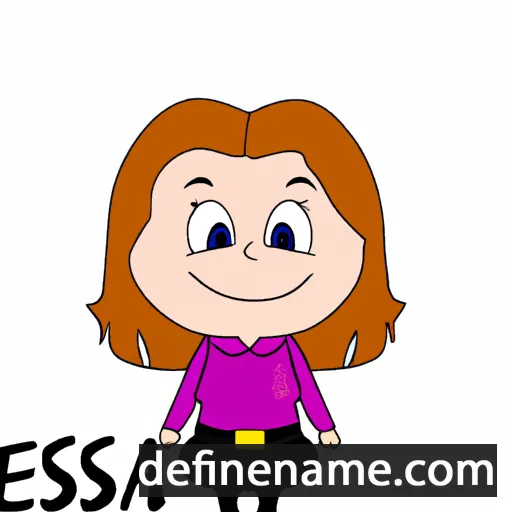 cartoon of the name Elsba