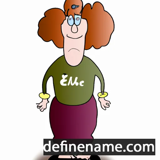 cartoon of the name Elsebethe