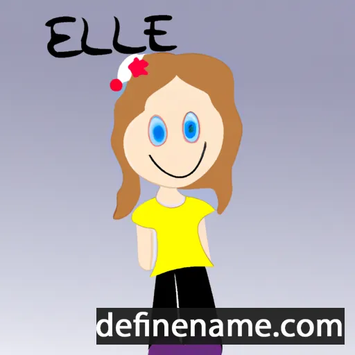 cartoon of the name Elselill