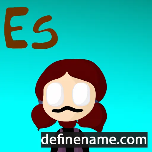 cartoon of the name Elsena