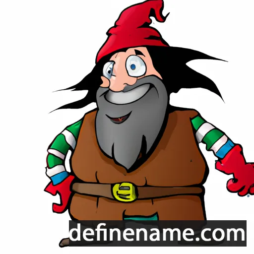 cartoon of the name Elshinder