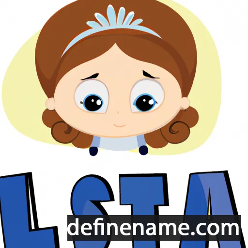 cartoon of the name Elsita