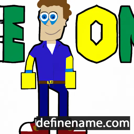 cartoon of the name Elson