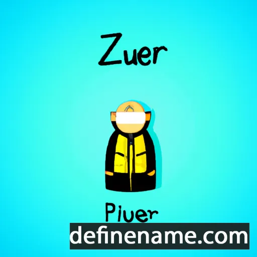 cartoon of the name Eluzer