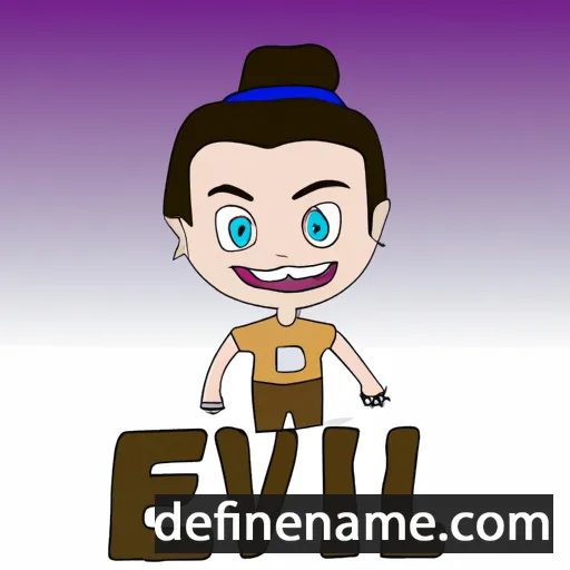 cartoon of the name Elvi