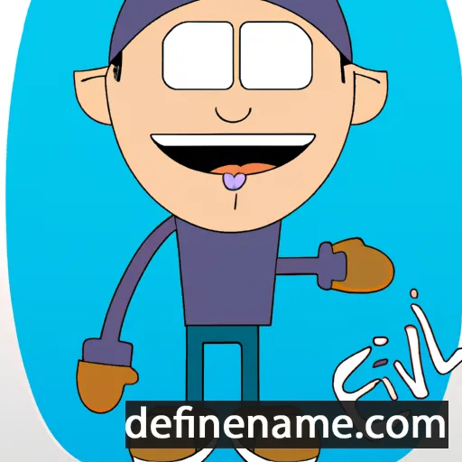 cartoon of the name Elvir