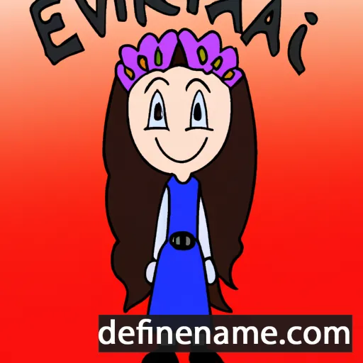 Elvirah cartoon