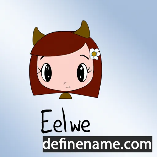 cartoon of the name Elwë