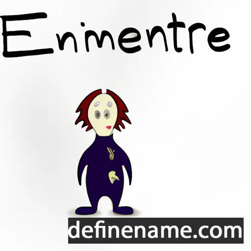 cartoon of the name Émérante