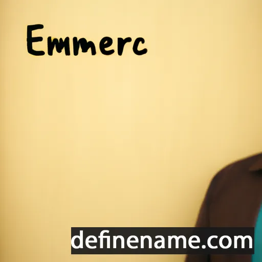 cartoon of the name Émérencie